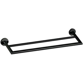 Полотенцедержатель Remer Guest GS33NO двойной Черный матовый — фото 1, Полотенцедержатели