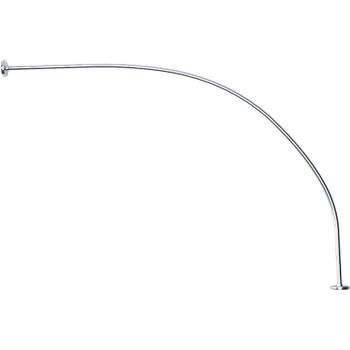 Карниз для ванны 1MarKa Diana 170x105 05ди1710 Хром — фото 1, Карнизы для ванной