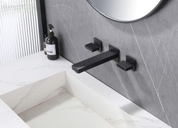 Смеситель для раковины Abber Daheim AF82122B Черный матовый — фото 2, Смесители для раковины