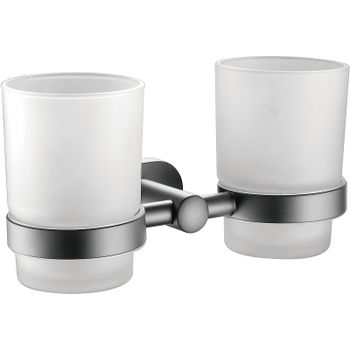 Стакан для зубных щеток Belz B905 B90508 Вороненая сталь — фото 1, Стаканы для зубных щеток