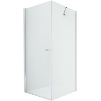 Душевой уголок New Trendy New Soleo Chrome 100х110 D-0142A/D-0150B профиль Хром стекло прозрачное — фото 1, Прямоугольные душевые уголки
