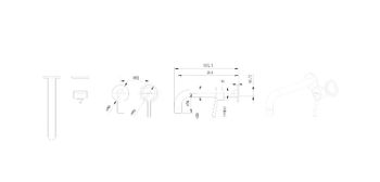 Смеситель для раковины Bravat P8461217BW-ENG Черный — фото 2, Смесители для раковины