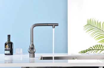 Смеситель для кухни Paulmark Urban Ur213104-NI Никель — фото 4, Смесители для кухни