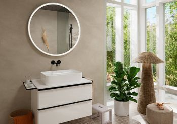 Смеситель для раковины Hansgrohe Tecturis S 73351670 Черный матовый — фото 2, Смесители для раковины