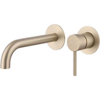 Смеситель для раковины Abber Wasser Kreis AF8112G Золото матовое — фото 1, Смесители для раковины