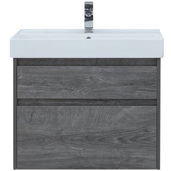 Тумба под раковину Aquanet Nova Lite 60 242577 подвесная Дуб рошелье — фото 1, Тумбы под раковину