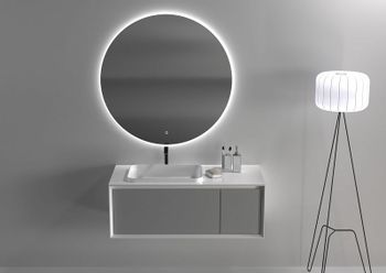 Тумба под раковину Astra Form Фрейм 110 03330014 подвесная Белая — фото 2, Тумбы под раковину