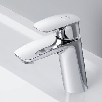 Смеситель для раковины AM.PM Spirit V2.1 F71A82100 с донным клапаном Хром — фото 4, Смесители для раковины