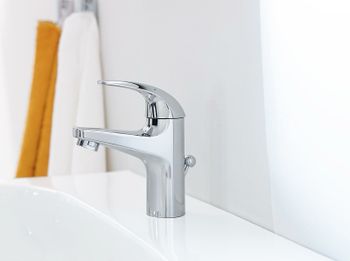 Смеситель для раковины Grohe Baucurve 32805000 Хром — фото 11, Смесители для раковины