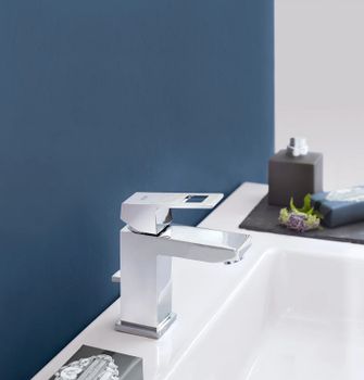 Смеситель для раковины Grohe Eurocube 2312700E Хром — фото 7, Смесители для раковины