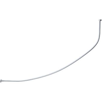 Карниз для ванны 1MarKa Lil 140x90 05лил1490 Хром — фото 1, Карнизы для ванной