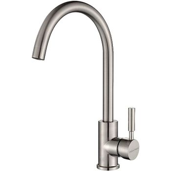 Смеситель для кухни Paulmark Holstein Ho212063-NI Никель — фото 1, Смесители для кухни