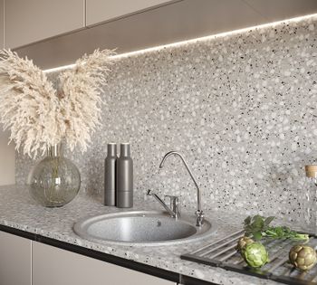 Кухонная мойка Domaci Бьелла DMC-08 GWS-08-310 Серая — фото 2, Кухонные мойки