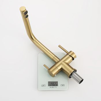 Смеситель для кухни Splenka S70.61.03 Золото матовое — фото 9, Смесители для кухни