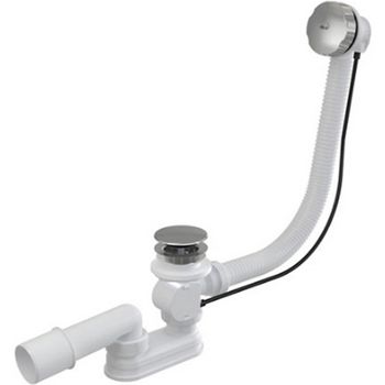 Слив-перелив Alcaplast AG210125260 (A55KM) полуавтомат Хром — фото 1, Сливы-переливы