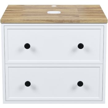 Тумба под раковину Iddis Torr 60 TOR60WBi95K подвесная Белая матовая — фото 1, Тумбы под раковину