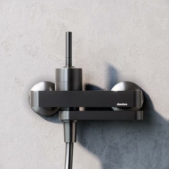 Смеситель для ванны Damixa Arc 291000300 Черный матовый — фото 3, Смеситель для ванны