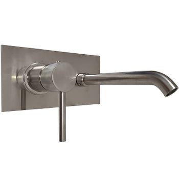 Смеситель для раковины Webert Elio EL830606345 Никель — фото 1, Смесители для раковины