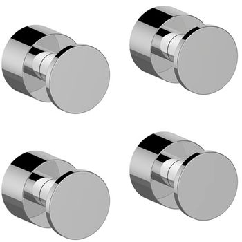 Комплект крючков Iddis HOK4SC0i41 Хром — фото 1, Крючки для полотенец