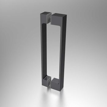 Душевая дверь Vincea Alpha 70 VDP-3AL700CLGM профиль Вороненая сталь стекло прозрачное — фото 6, Распашные душевые двери