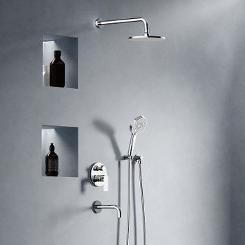 Душевая система Damixa Apollo 947510000 Хром — фото 6, Встраиваемые душевые комплекты