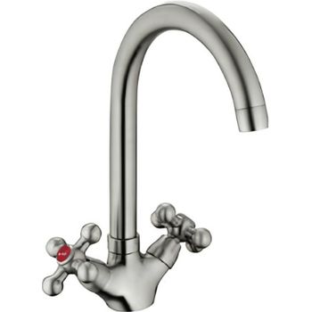 Смеситель для кухни Frap H19-5 F4019-5 Сатин — фото 1, Смесители для кухни