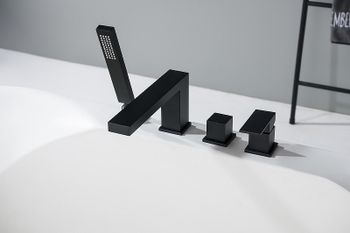 Смеситель на борт ванны Timo Selene 2130/03Y Черный — фото 2, Смесители на борт ванны