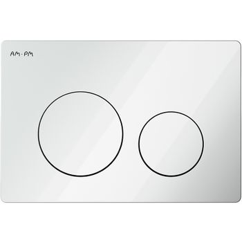 Клавиша смыва AM.PM PrimeFit L I090101 Белая глянцевая — фото 1, Кнопки смыва