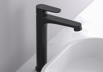 Смеситель для раковины Aquatek Оберон AQ1204MB Черный матовый — фото 4, Смесители для раковины