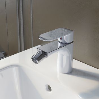 Смеситель для биде Iddis Calipso CALSB00i04 Белый Хром — фото 2, Смесители для биде