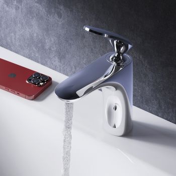 Смеситель для раковины AM.PM Sensation F3082164 Хром — фото 3, Смесители для раковины