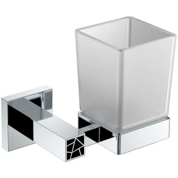 Стакан для зубных щеток CeramaLux Venezia 88602 Хром — фото 1, Стаканы для зубных щеток