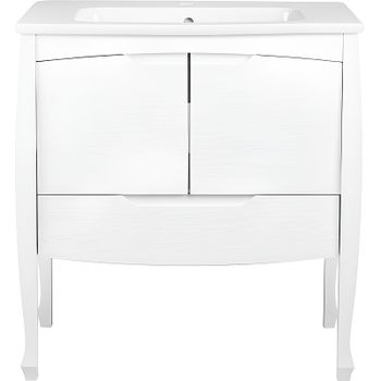 Тумба под раковину Veedi Lord 80 LRD800T-DR Белая — фото 2, Тумбы под раковину