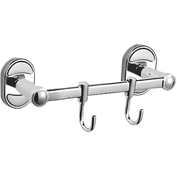 Вешалка для полотенец Haiba HB1915-2 Хром — фото 1, Крючки для полотенец