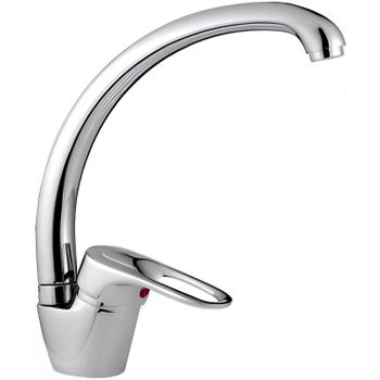 Смеситель для кухни Frap H28 F4128-B Хром — фото 1, Смесители для кухни