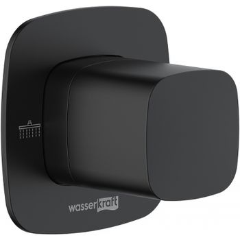 Переключатель потоков WasserKRAFT Nuthe A264 Черный матовый — фото 1, Переключатели потоков
