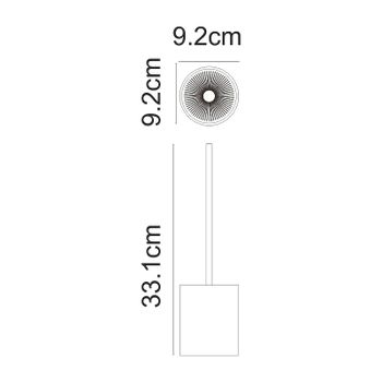 Ершик для унитаза WasserKRAFT Havel K-7427 Белый — фото 2, Ершики для унитаза