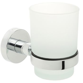 Стакан для зубных щеток Fixsen Comfort Chrome FX-85006 Хром — фото 1, Стаканы для зубных щеток
