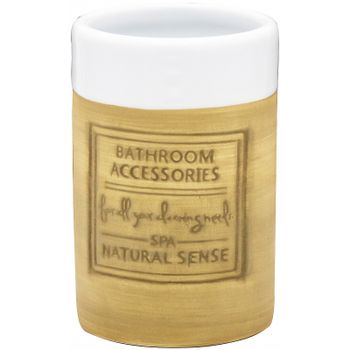 Стакан для зубных щеток Ridder Native 2120109 Бежевый — фото 1, Стаканы для зубных щеток