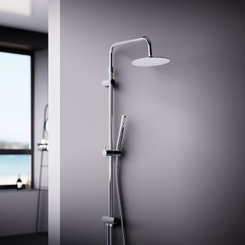 Душевая система Damixa Scandinavian Pure 936000000 Хром — фото 2, Душевые стойки