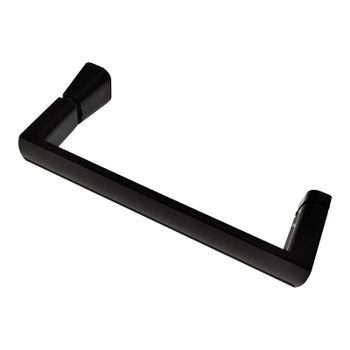 Душевая дверь Abber Schwarzer Diamant 120 AG30120B5 профиль Черный стекло прозрачное — фото 3, Раздвижные душевые двери