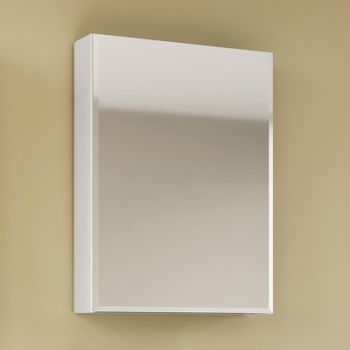 Зеркальный шкаф Marka One Mix 60 Белый — фото 1, Зеркальные шкафы в ванную