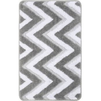 Коврик для ванной комнаты Fixsen River 800х500 FX-5004K Серый — фото 1, Коврики для ванной комнаты