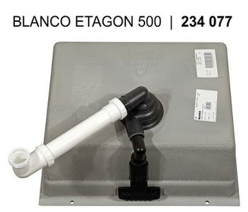 Кухонная мойка Blanco Etagon 500-U Silgranit 522231 Белая — фото 16, Кухонные мойки