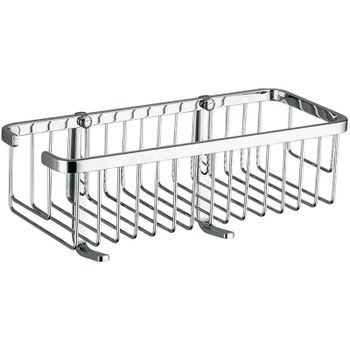 Полка корзина Frap F353 Хром — фото 1, Полки для ванной и душа
