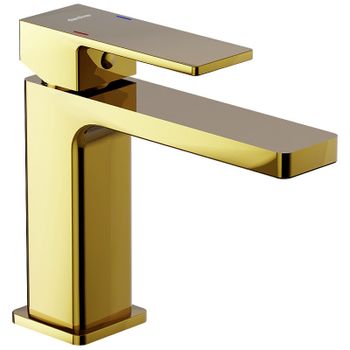 Смеситель для раковины Damixa Gala 530210600 Золото — фото 1, Смесители для раковины