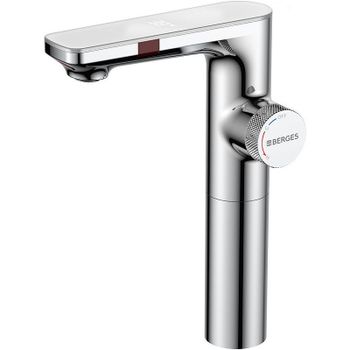 Смеситель для раковины Berges Morans 076003 с термостатом Хром — фото 1, Смесители для раковины
