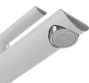Смеситель для раковины Grossman Alba 510.K35.06.100/000 Белый Хром — фото 3, Смесители для раковины