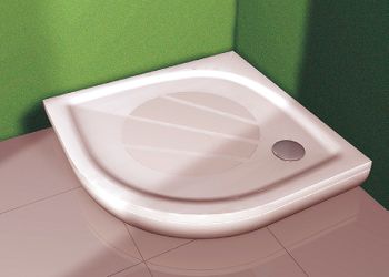 Душевой поддон из искусственного камня Ravak Elipso Pro 90х90 Flat XA237711010 Белый — фото 3, Душевые поддоны из искусственного камня