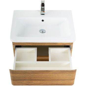 Тумба под раковину BelBagno 60 ALBANO-CER-600-2C-SO-RR подвесная Rovere Rustico — фото 3, Тумбы под раковину